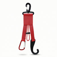 Multifunctional Gear Hanger with Hooks Long-Lasting Sports Gear Organizer Adjustable Rack Heavy-Duty for Baseball Players, Garage, Fence