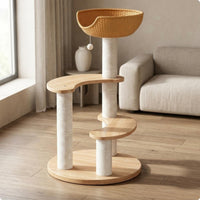 Wood Feline Climber  Perches Animal Furniture Sturdy and Stable