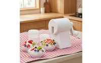 Tabletop Ice Shaver with Hand Crank Portable Shaved Ice Machine Compact Manual Snow Cone Maker Easy to Use for Families, Home Cooks, Summer Parties, Outdoor Gatherings
