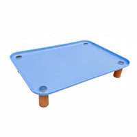 Raised Cat Bowl Stand Spill Proof Non-Slip Pet Food Placemat for Indoor, Cats
