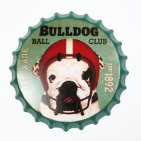 American Retro Beer Bottle Cap Metal Wall Decor for Home Bar & Shop