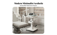 360° Rotating Wheels Beauty Salon Trolley Silent Casters Beauty Instrument Trolley Sturdy and Long-Lasting Spa Equipment Cart High Load Capacity for Beauticians, Estheticians, Hair Stylists, Home Use, Medical Facility, Barber Shops