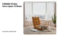Adjustable Floor Lounger Foldable Design Tatami Sofa Multi-Functional for Adults