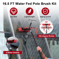 26-60 FT Solar Panel Cleaning Kit, Window Cleaning Systen