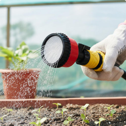 Garden Hose Sprayer Single-Button Switch Plant Watering Nozzle Rust-Resistant
