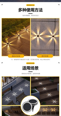Solar Powered In-Ground Garden Light