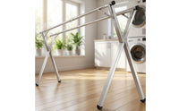 Floor-Standing Clothes Drying Rack Foldable Laundry Drying Rack Sturdy Portable for Bedroom