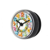Suction Cup Clock Waterproof Home Timepiece Round for Children