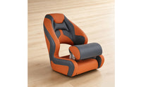 Padded Marine Seat with Cutout Rust-Resistant Boat Seat with Aluminum Hinges Long-Lasting Heavy Duty for Boaters, Anglers, Yachts
