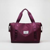 Travel Duffel Bag with Trolley Sleeve Waterproof Duffel Bag with Wet Compartment Large Capacity Versatile for Travelers