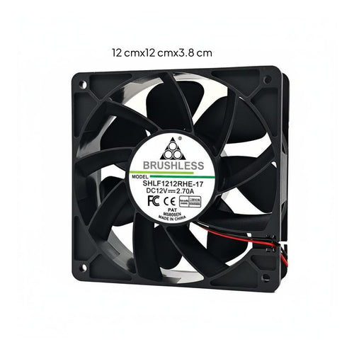 120mm Brushless DC Fan High Speed Cabinet Fan for DIY Enthusiasts