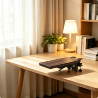 Foldable Armrest with Clamp No-Drill Beneath-Desk Bracket Space-Saving Arm Surface for Computer Users, Writers