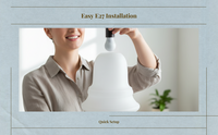 E27 frosted glass globe shade