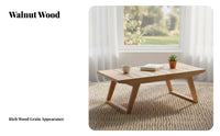 Japanese aesthetic Tea Table Hardwood Wood Construction foldable Floor Table