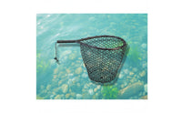 Fishing Landing Net with Silicone Mesh Landing Net with Wrist Cord Portable for Fishermen