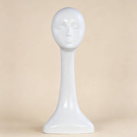 Mannequin Head with Bust Abstract Hairpiece Stand Long-Lasting