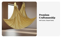 4 Meters Slightly Stretchy Suspended Fitness Sling Long-Lasting Material Anti-Weightlessness Fitness Swing Stretchable for Beginners