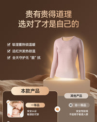 猫人保温内衣女款秋衣秋裤套装2025冬季加厚零下40度纯棉保暖内衣