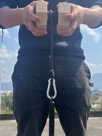 实木榉木 转腕指力握力器 前臂抓握负重增强锻炼 掰手腕 攀岩产品