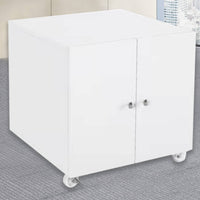 Mobile Cabinet Base Casters Double Door Cabinet Slim