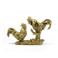 Cockerel Figurine Realistic Cockerel Statue Resin for Garden, Patio