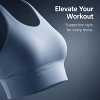 Sports Bras for Women with Built-In Support for Running and Fitness, Moisture Wicking Tank Tops for Gym with Wide Design