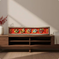 God of Wealth Figurine Good Luck Wealth God Statue Feng Shui for Living Room