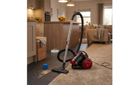 Strong Suction Corded Vacuum Cleaner High Power Canister Vacuum Cleaner Powerful Appliance Variable Speed for Homeowners, Apartment Renters, Home, Living Room