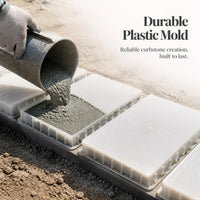 Concrete Curbstone Line Plastic Mold for Road Edging, Cement Pavement Kerbstone Form