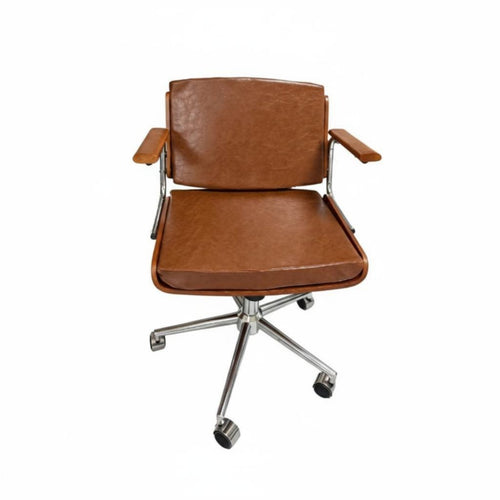 U-shapedcrownspine Armchair Sturdy Frame Accent Chair Elegant outsideline for Bedroom