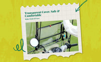 Electric Bike Rain Cover, Folding, Retractable, Waterproof Sun Protection, Detachable, Outdoor Universal