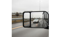 Reduces Blind Spots Snap-on Towing Mirror Adjustable Straps Vehicle Accessory for RV Owners