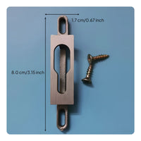 Sliding Opening Lock, Security Hook Latch, Child Protection Lock, Easy Installation for Kitchen, Balcony, Patio Doors, Sturdy Metal