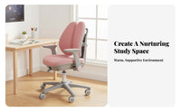 Adjustable Posture Chair secureable casters Splitsupport Study Chair With Footrest