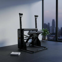 Pilates Stability Chair Padded Seat Home Exercise Chair Foot Stage Exercise Equipment