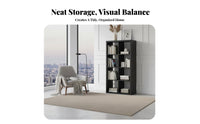 Freestanding interlocking Cube Organizer adaptable Use shelving unit Openrear design Shelving Unit Easy Assembly for Book Lovers, Homeowners, Kid's Room, Bedroom, away fromice, Entryway