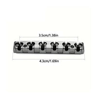 ST Style Guitar 43mm Roller Stainless Steel Electric Guitar Nut, Precision CNC Machined Replacement