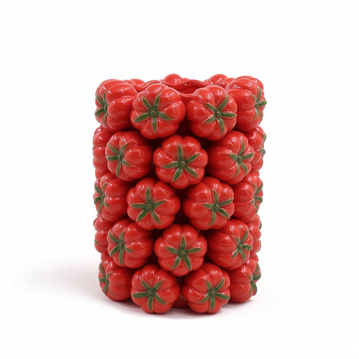 Tomato Vase Home Decor Decorative for Dining Table, Shelf