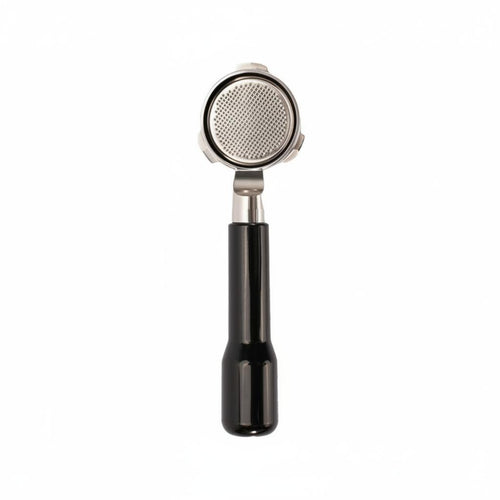 Coffee Machine Handle Professional Filter Basket Alloy Portafilter Stainless Steel Appliance Part Detachable Wood Resin Grip Universal Fit Suitable for Espresso Lovers Home Brewing