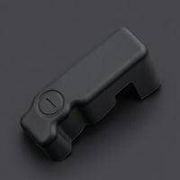 Embossed Minus Symbol Negative Battery Terminal Cover Side Cutout Battery Negative Terminal Cap Molded Vehicle Hardware Rectangular