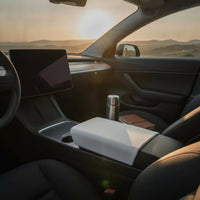 Padded Center Armrest Box Shield Cover Matte Center Console Armrest Cover Long-Lasting Soft for Electric Vehicle Owners