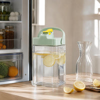 Refrigerator Cold Water Pitcher with Faucet, Large Capacity Beverage Dispenser for Home, High Temperature Resistant Juice Kettle