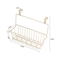 Hanging Basket Rack Installtool-Free over the Door Organizer Space Saving