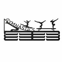 Medal Display Rack Sport-Themed Space Saving Wall-Mounted Medal Holder
