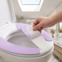 Universal Adhesive Toilet Seat Cushion, Thickened Winter Toilet Seat Cover for Home Use