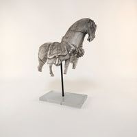 Horse Sculpture Modern Horse Statue Rustic for Entryway, Study, Equestrians