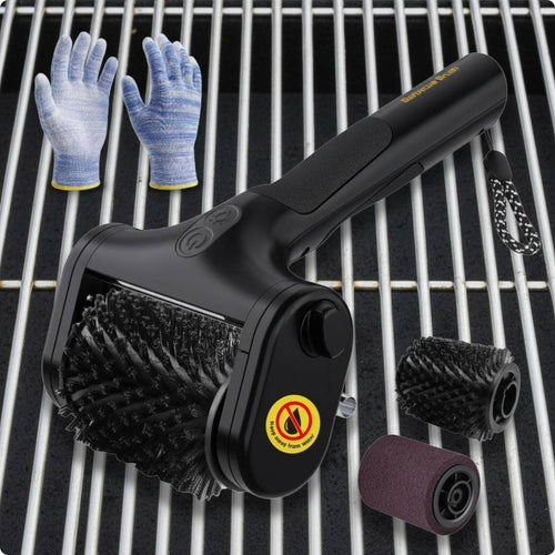 Lighted Barbecue Brush Heat-Resistant Electric Barbecue Cleaner Long Runtime