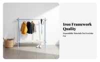 Triangular-Frame Clothes Rack with Shelf Freestanding Clothing Organizer