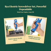 Cordless screwdriver, adjustable torque