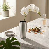 Drum Vase Tapered Home Decor Easy to Clean